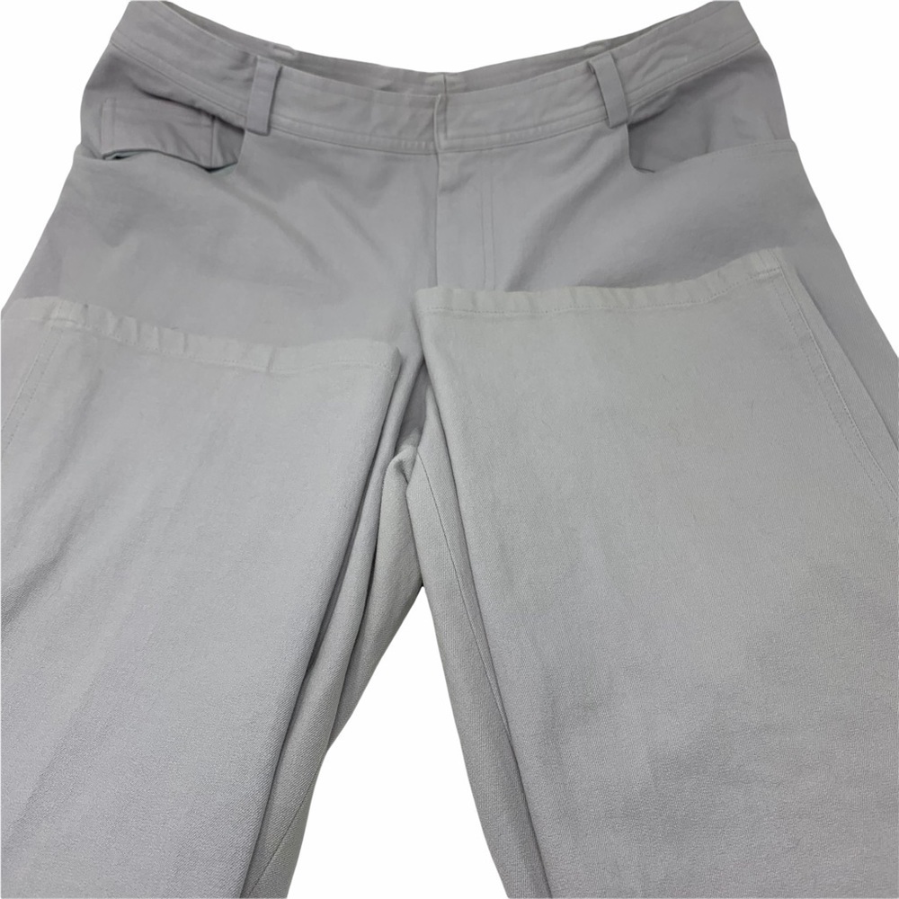 Company Ellen Tracy French Gray Straight Leg Jeans Size 12 Spandex High Stretch - Picture 5 of 14